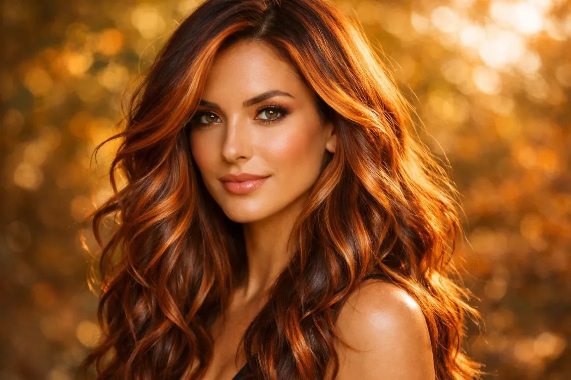 Burnt Sienna and Copper Highlights