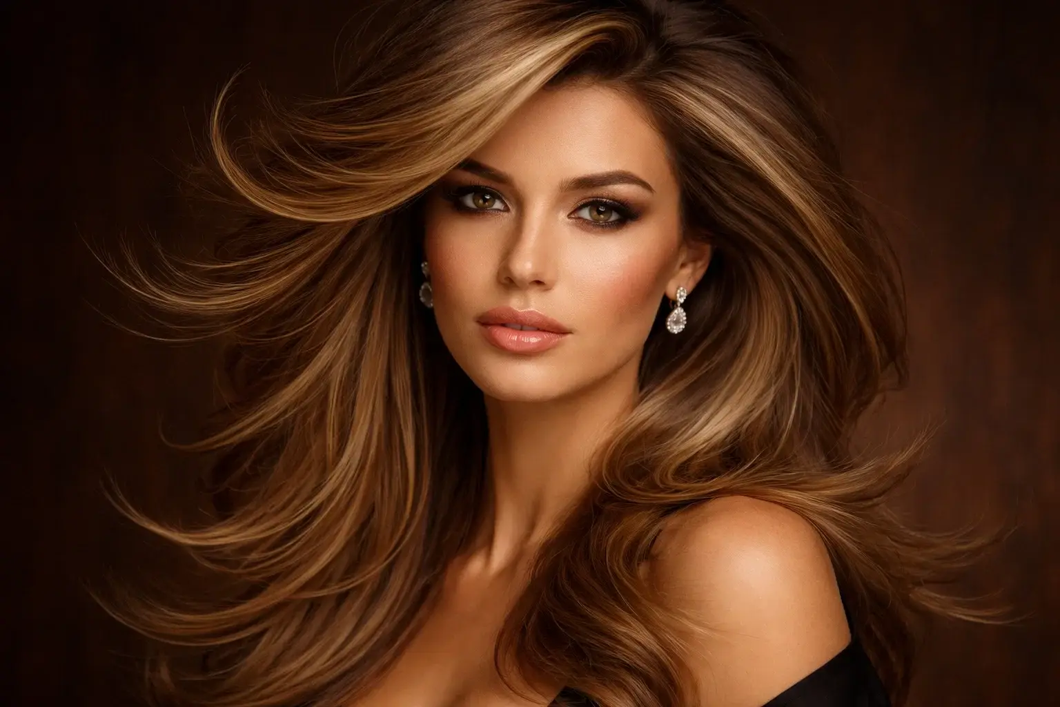 Feathered Layers with a Deep Side Part