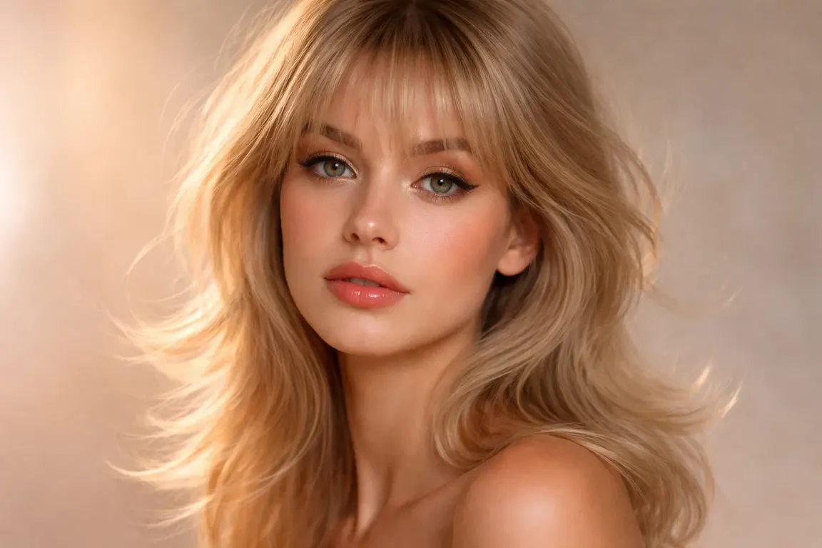 Wispy Fringe with Flipped Ends