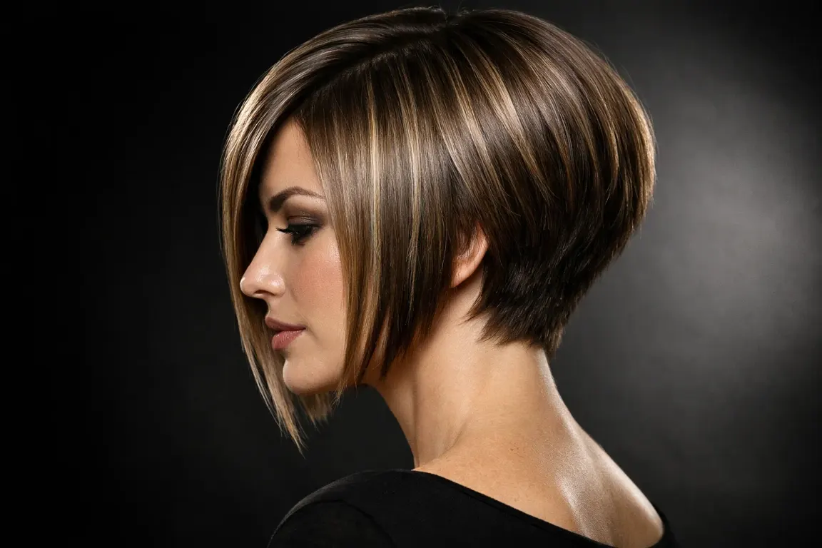 The Stacked Angled Bob