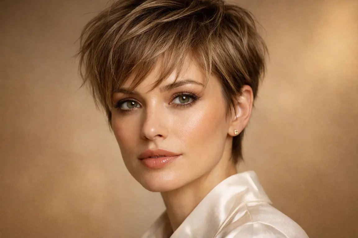 The Soft Pixie with Crown Length