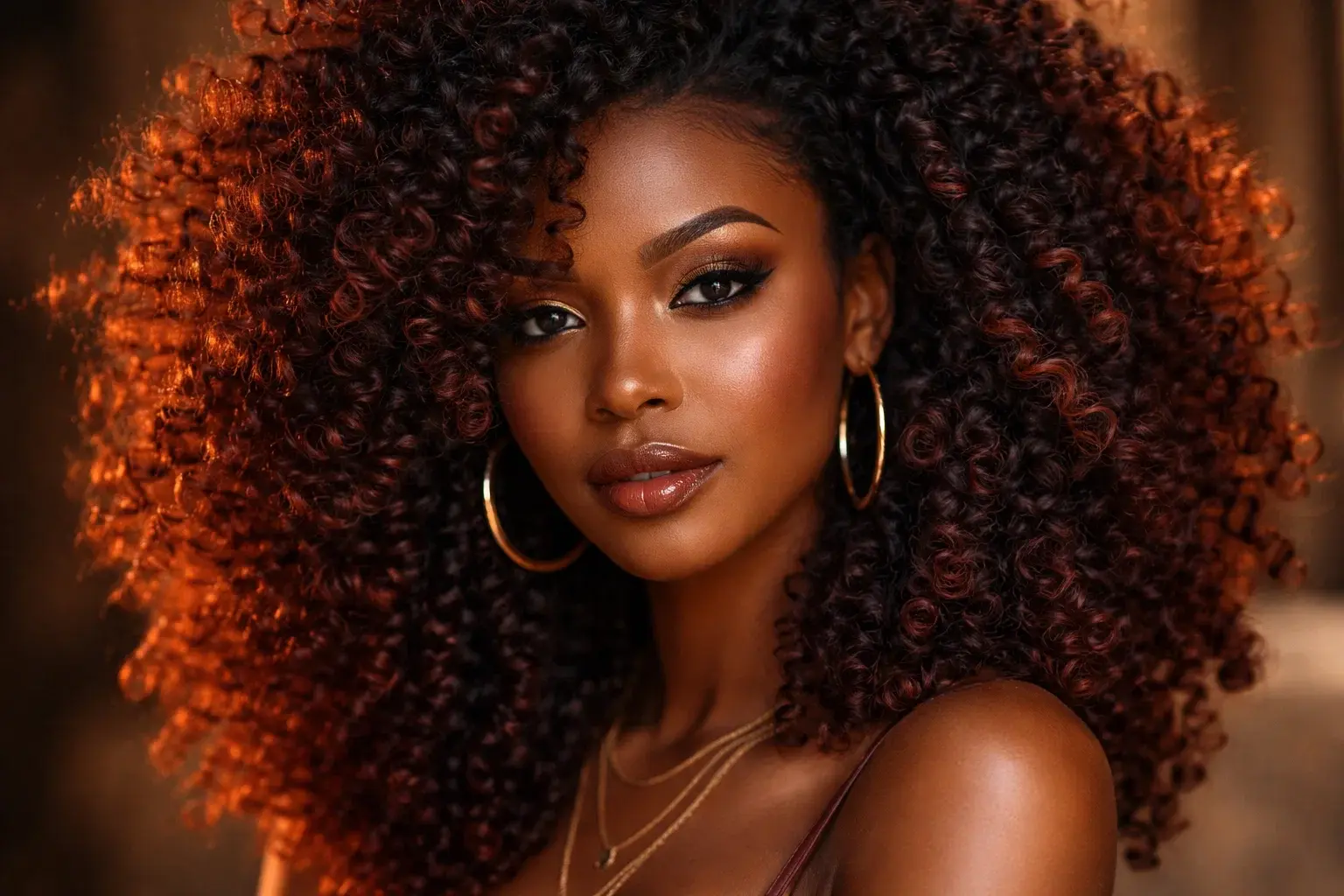 Multidimensional Color on Natural Hair