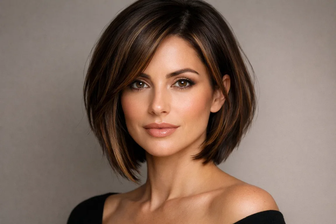 The Face-Contouring Layered Bob