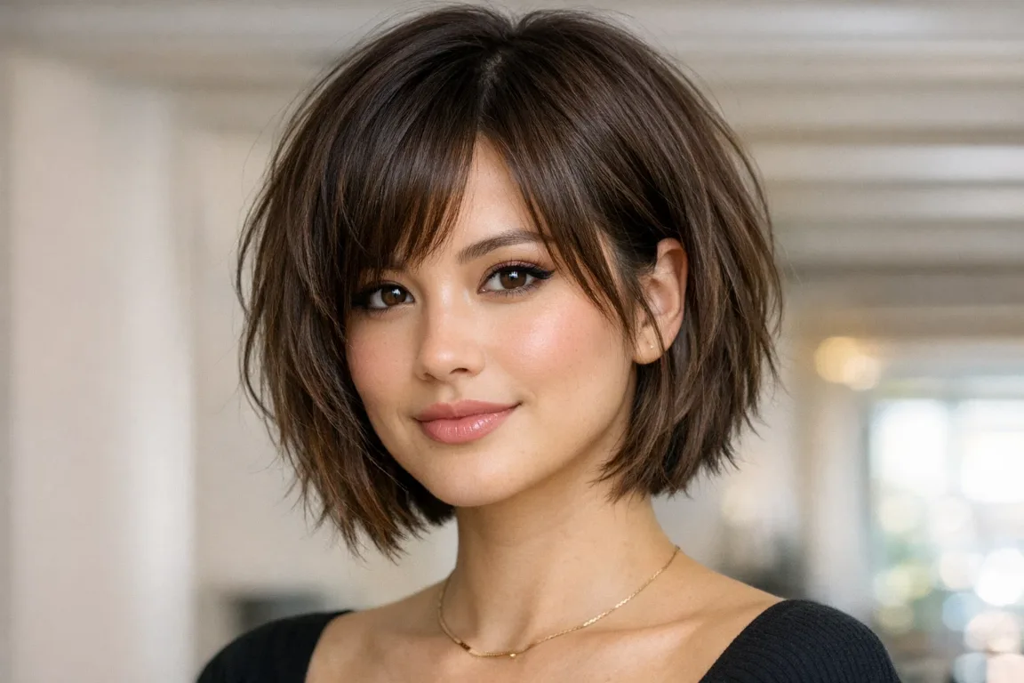 The Jaw-Length Layered Bob