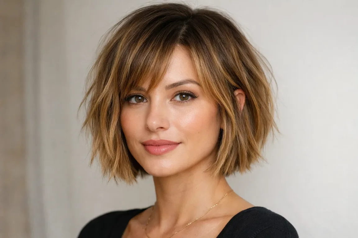 The Textured Choppy Bob