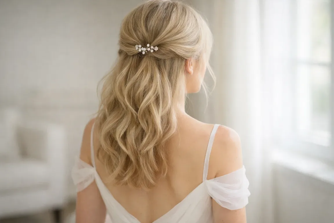 The Lightweight Twisted Half Up for Fine Hair