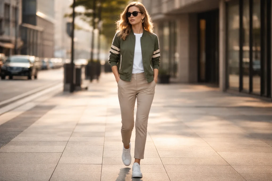 Sporty Athleisure with a Refined Twist