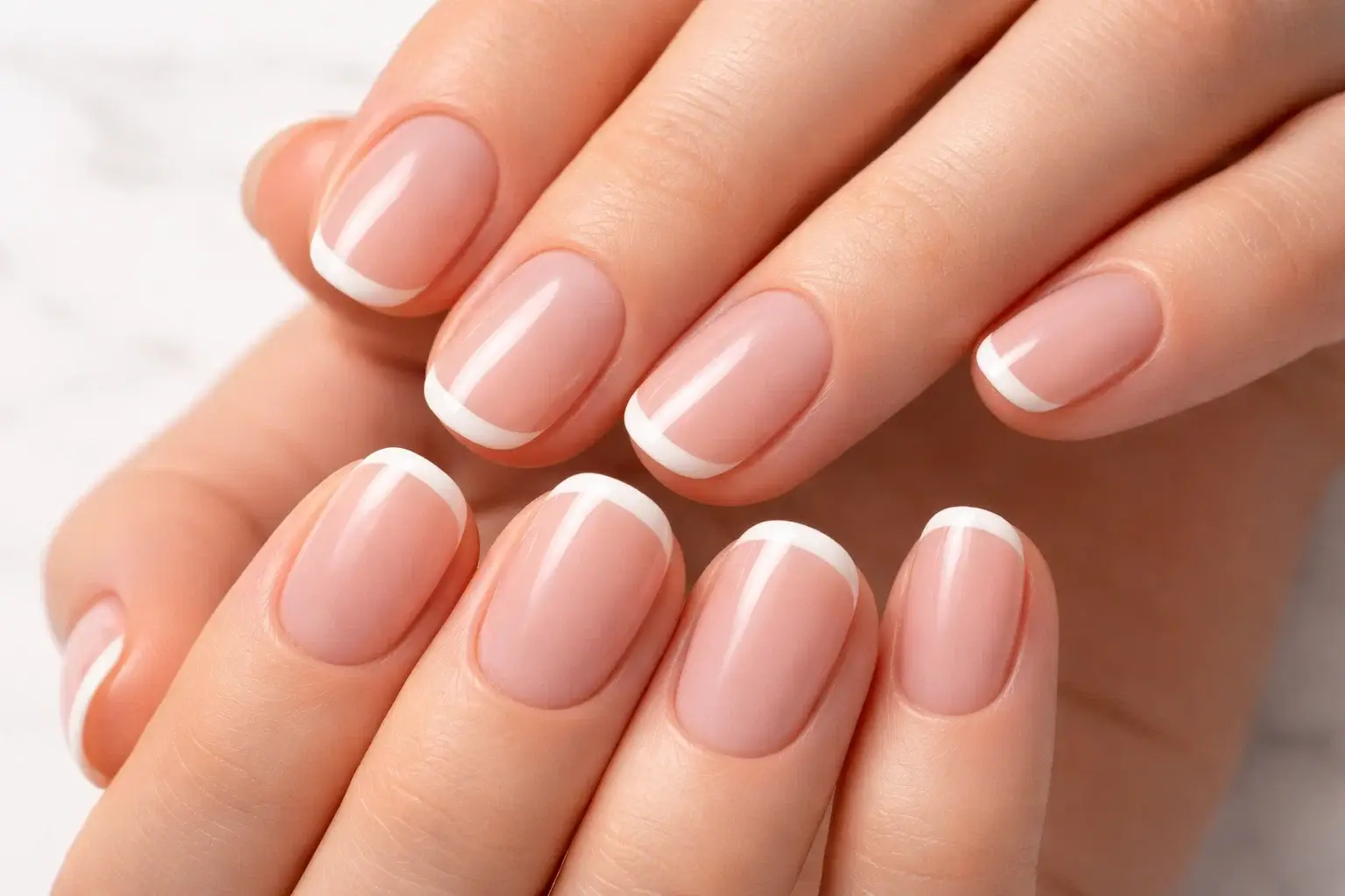 The Micro French Manicure
