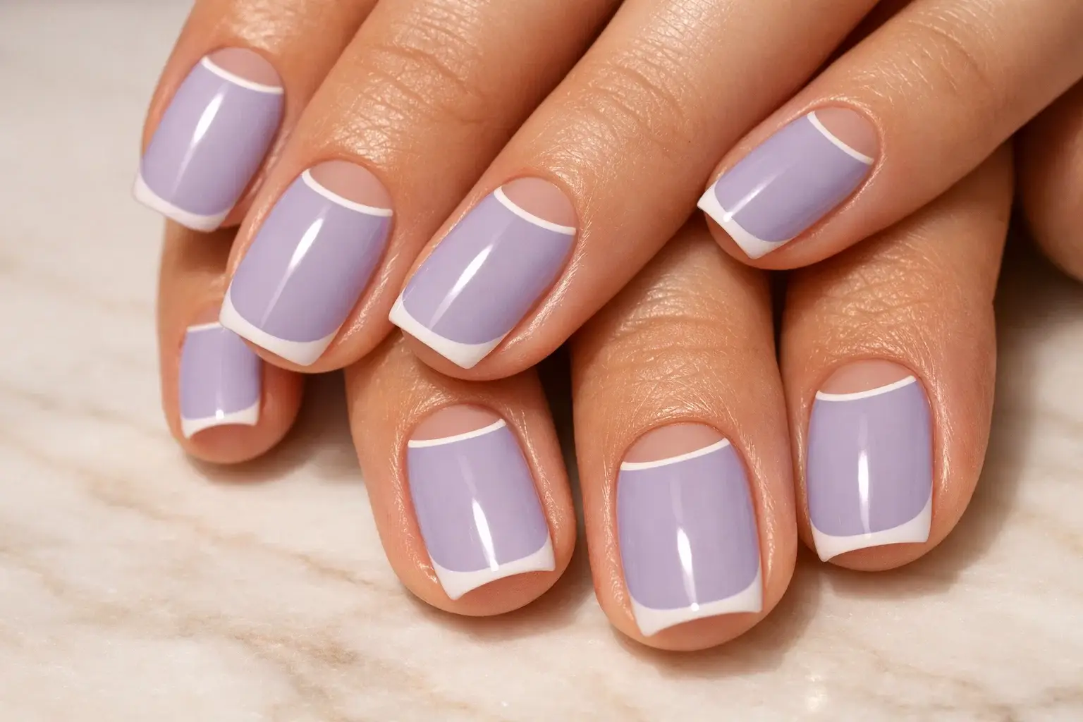 Reverse French Tip