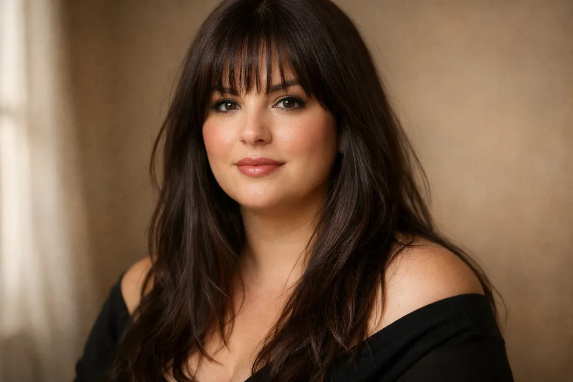 Long Hair with Wispy Fringe