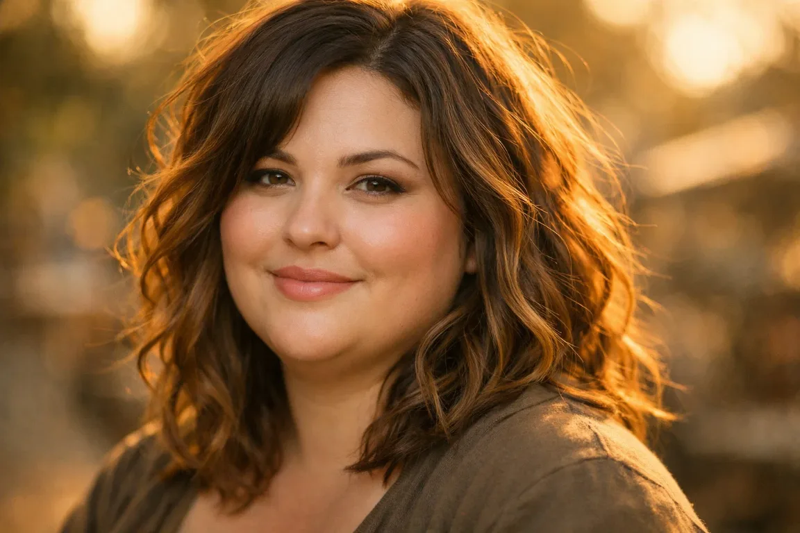 Messy Waves with Face Framing Color