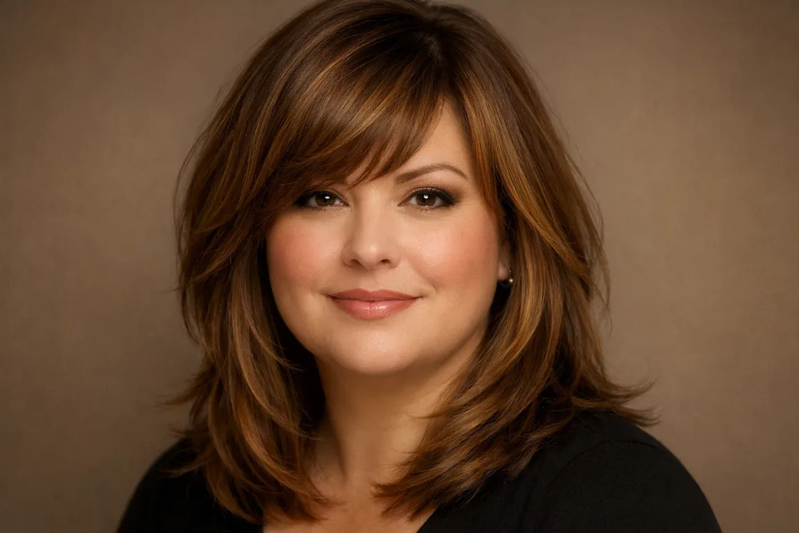 Side Swept Bangs with Layers