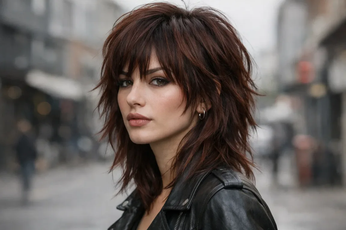 The Wolf Cut at Medium Length