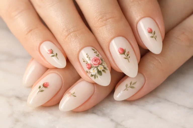 Floral Nail Art