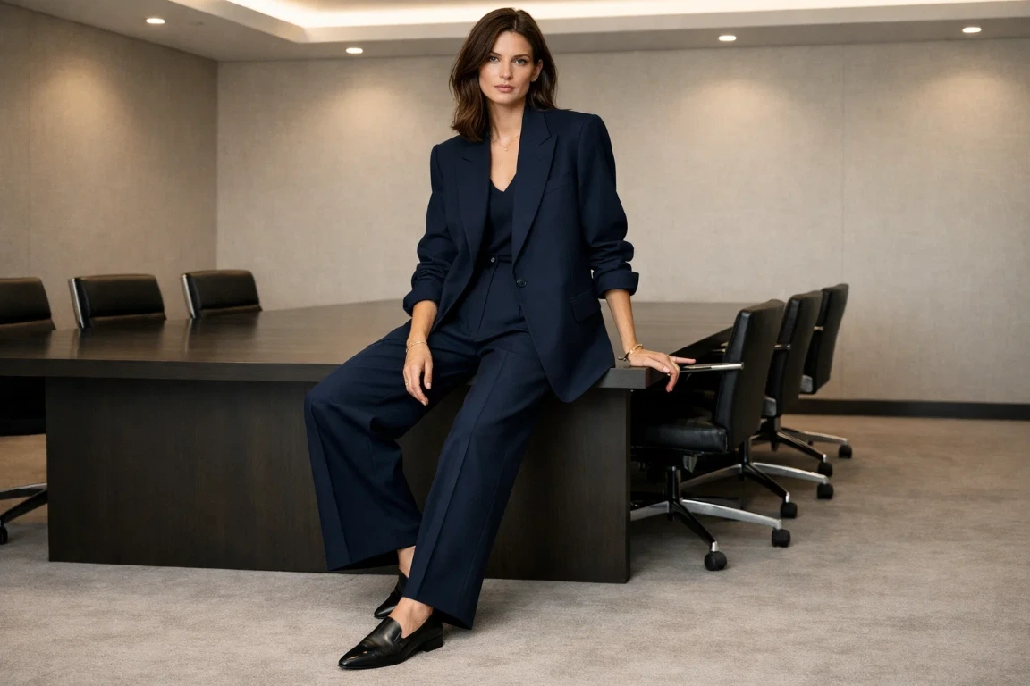 The Blazer and Tailored Trousers Combination