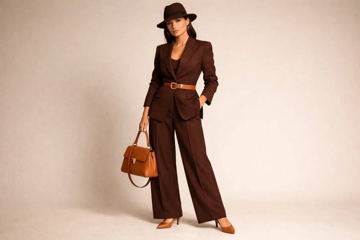 The Chocolate Brown Head-to-Toe Look