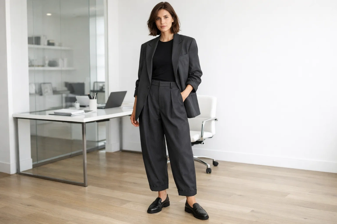 The Barrel Leg Trouser Look