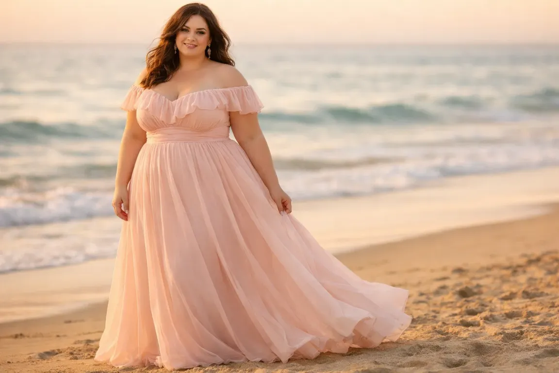 Off-Shoulder Maxi Dress