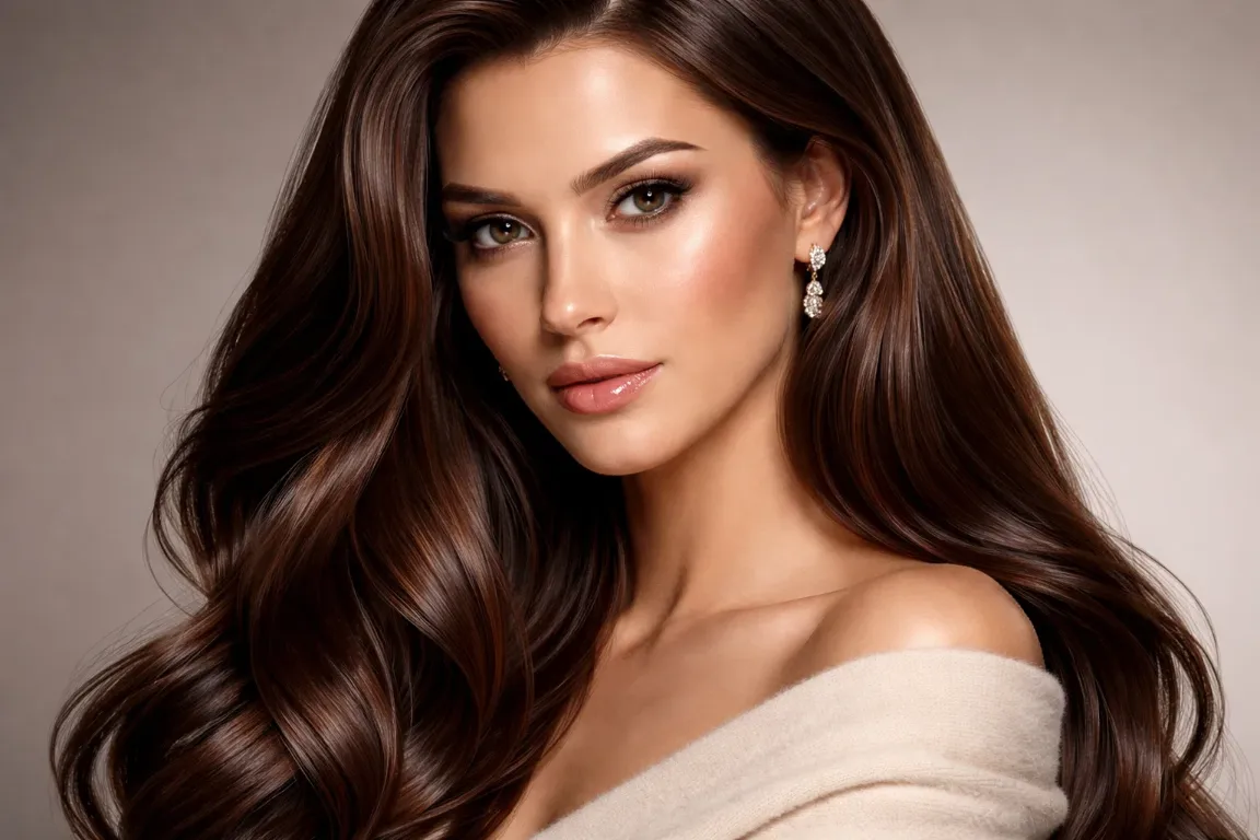 Luxury Brunette with Gloss Finish