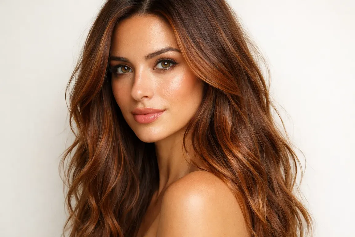 Cinnamon Auburn Balayage