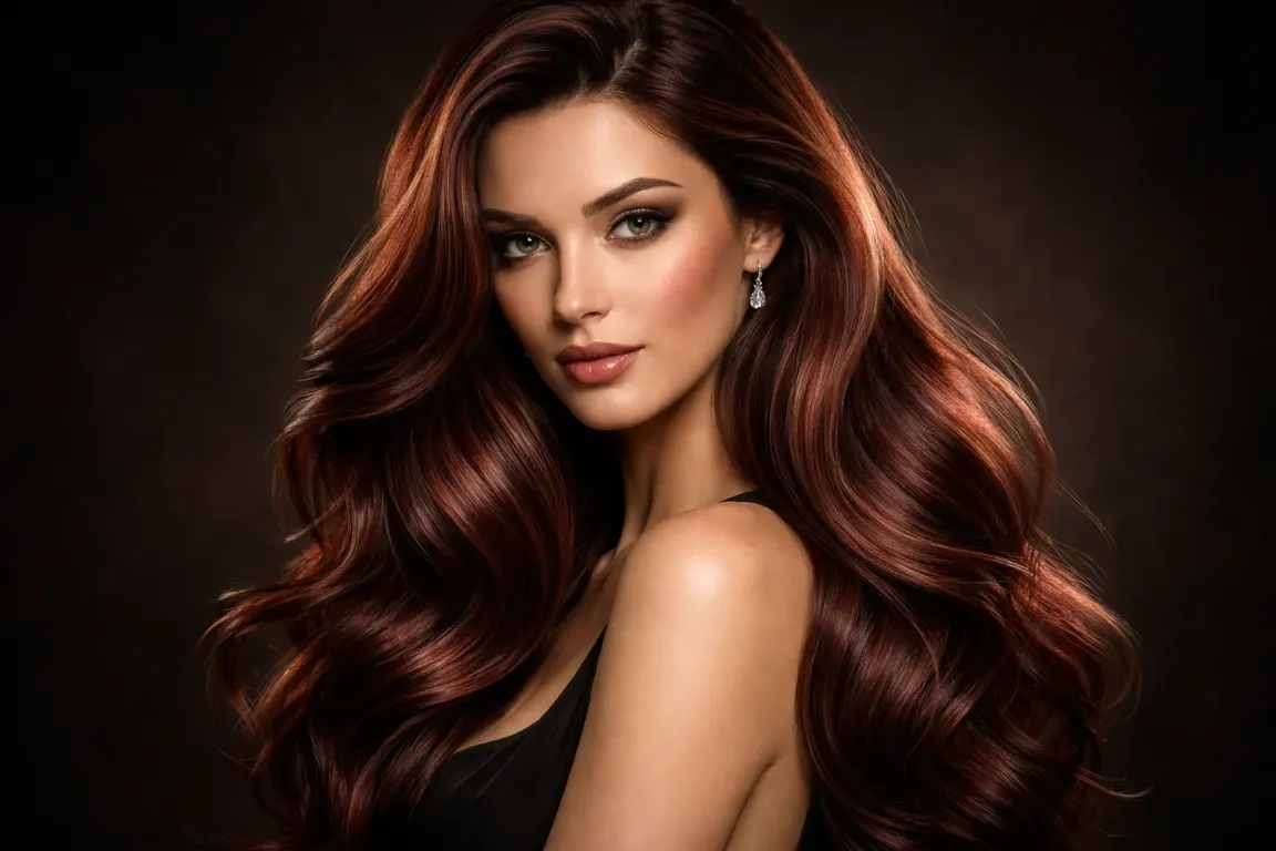 Cherry Auburn Balayage