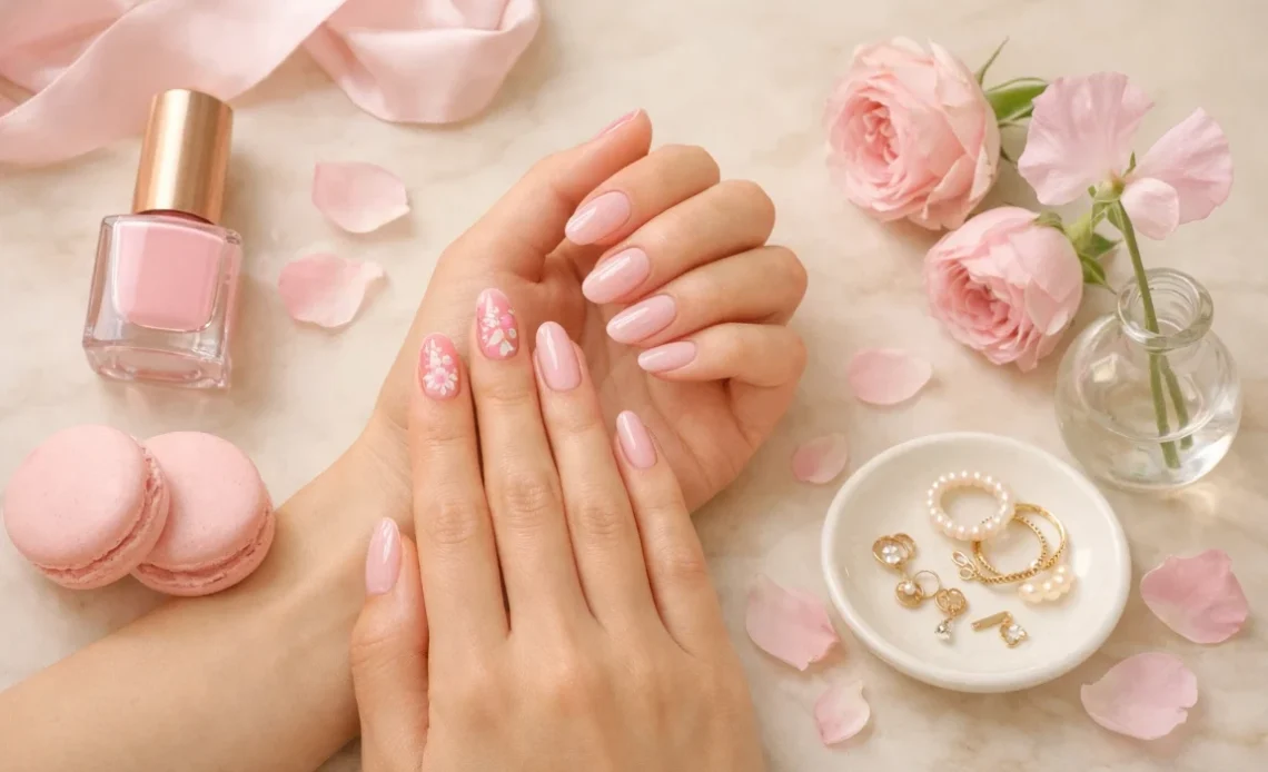 18 Cute Ideas for Pink Nail Designs 2026 Perfect for Summer