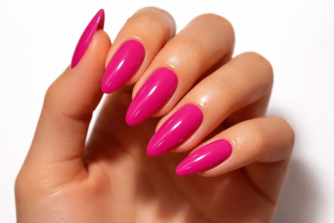 Hot Pink Glossy Solid
