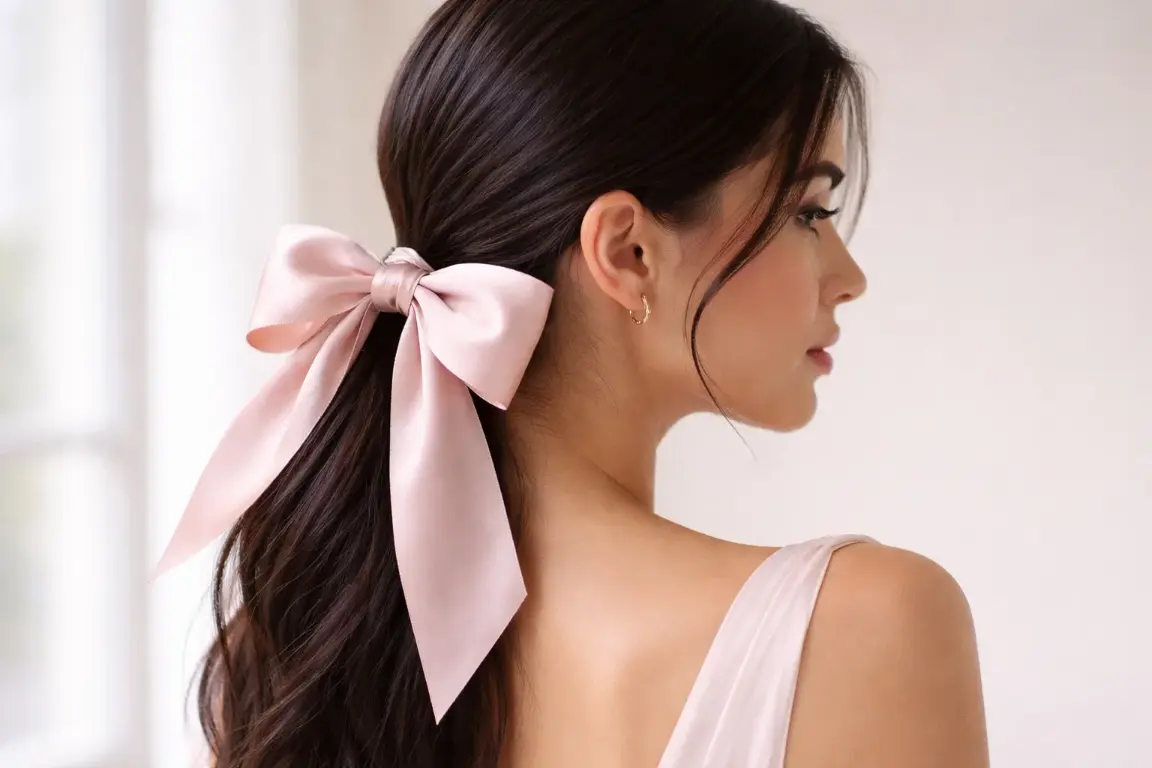 The Ribbon Bow Ponytail