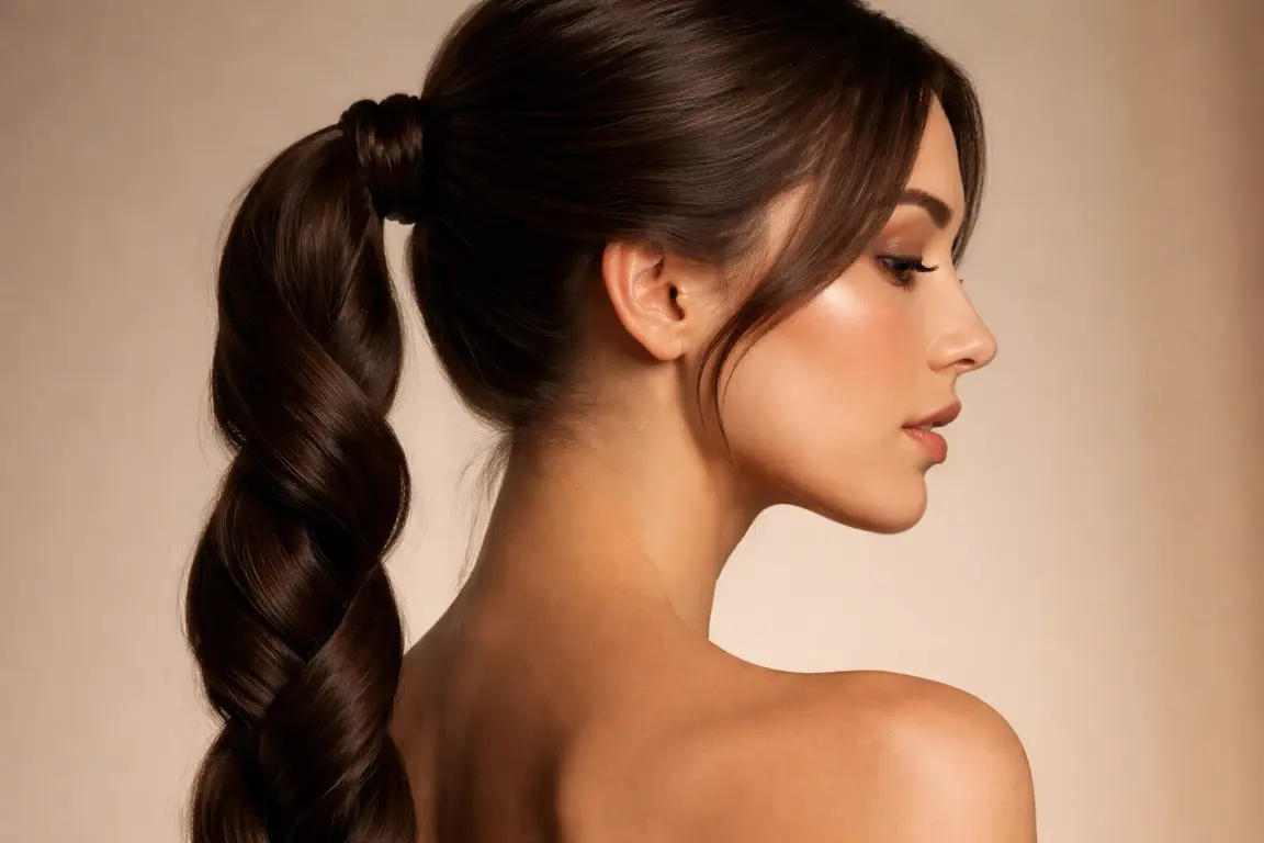 The Rope Braid Ponytail