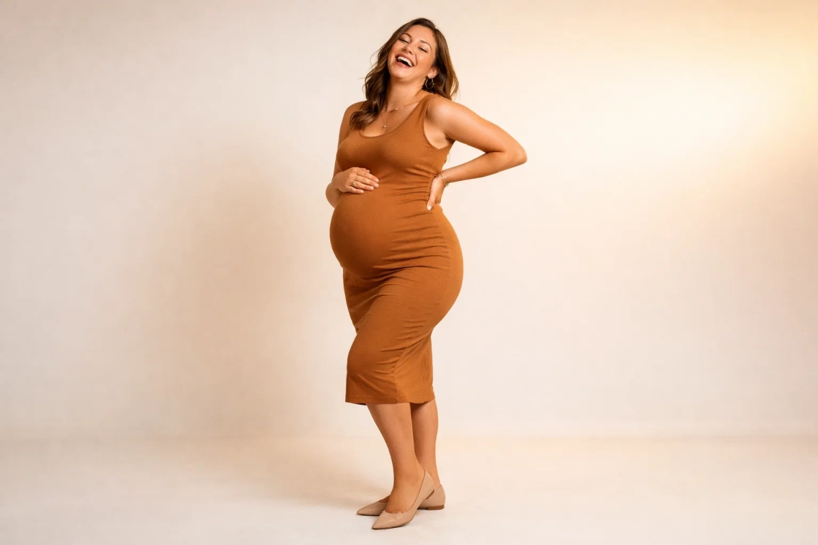 The Bump-Hugging Bodycon Dress