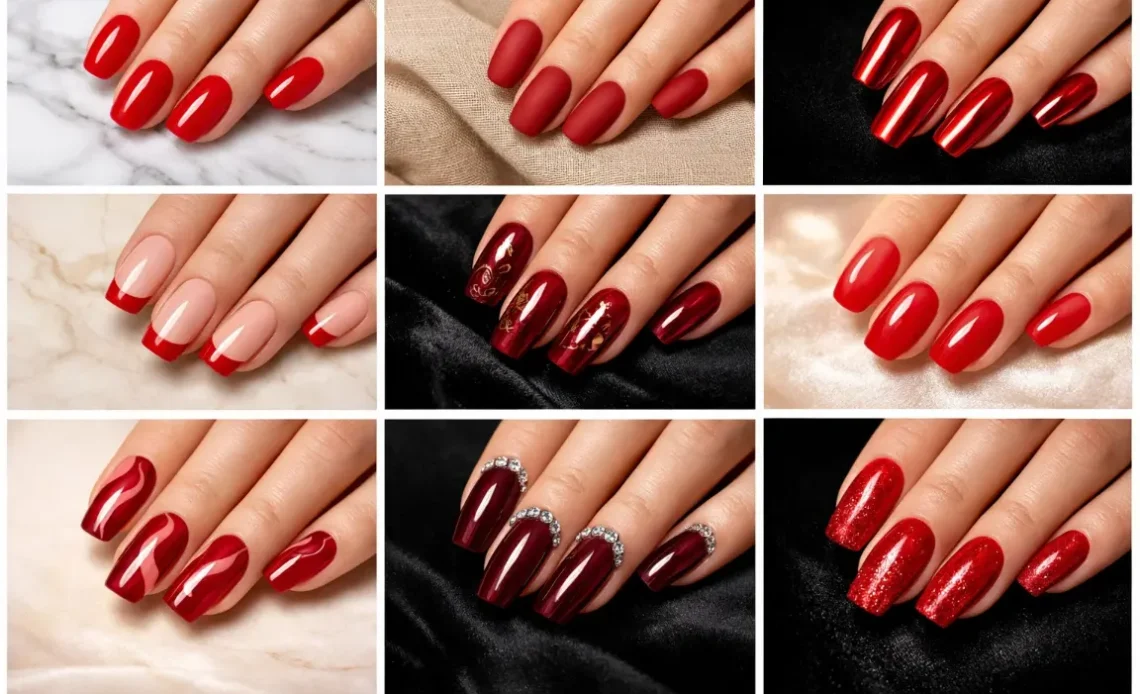 17 Beautiful Ideas for Red Nail Designs 2026 for a Bold Look