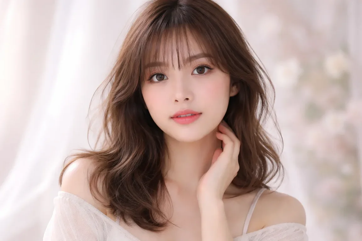 The Wispy Fringe Look