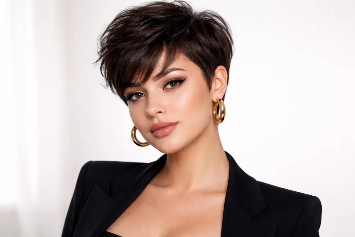 The Pixie Cut with Volume on Top