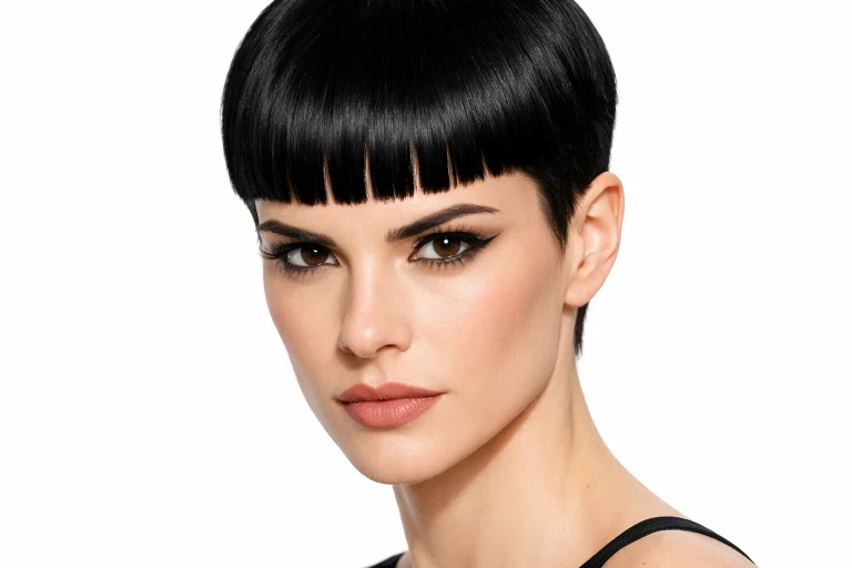 Short Hair with Statement Bangs