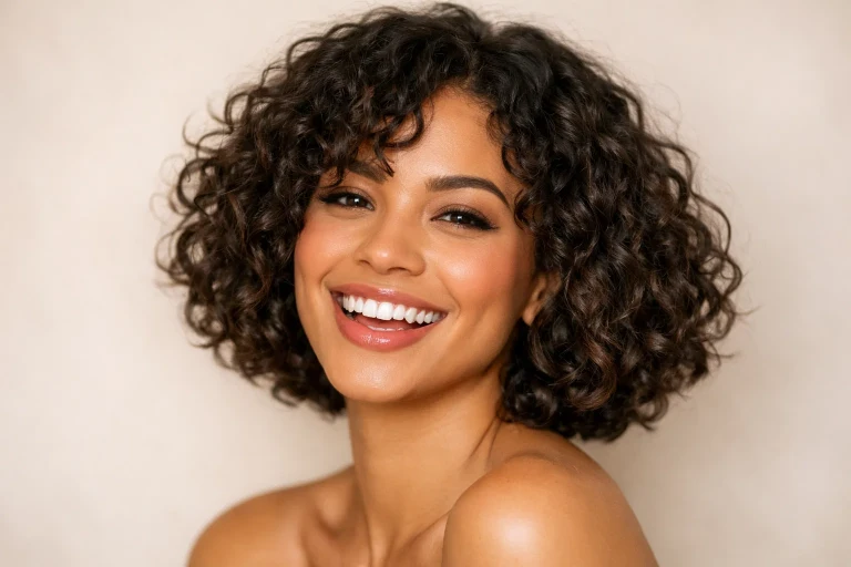 Short Curly Bob