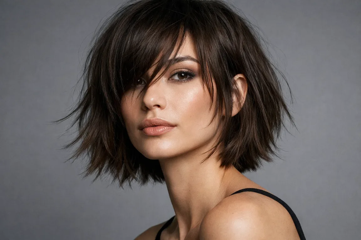 The Razor-Cut Layered Bob