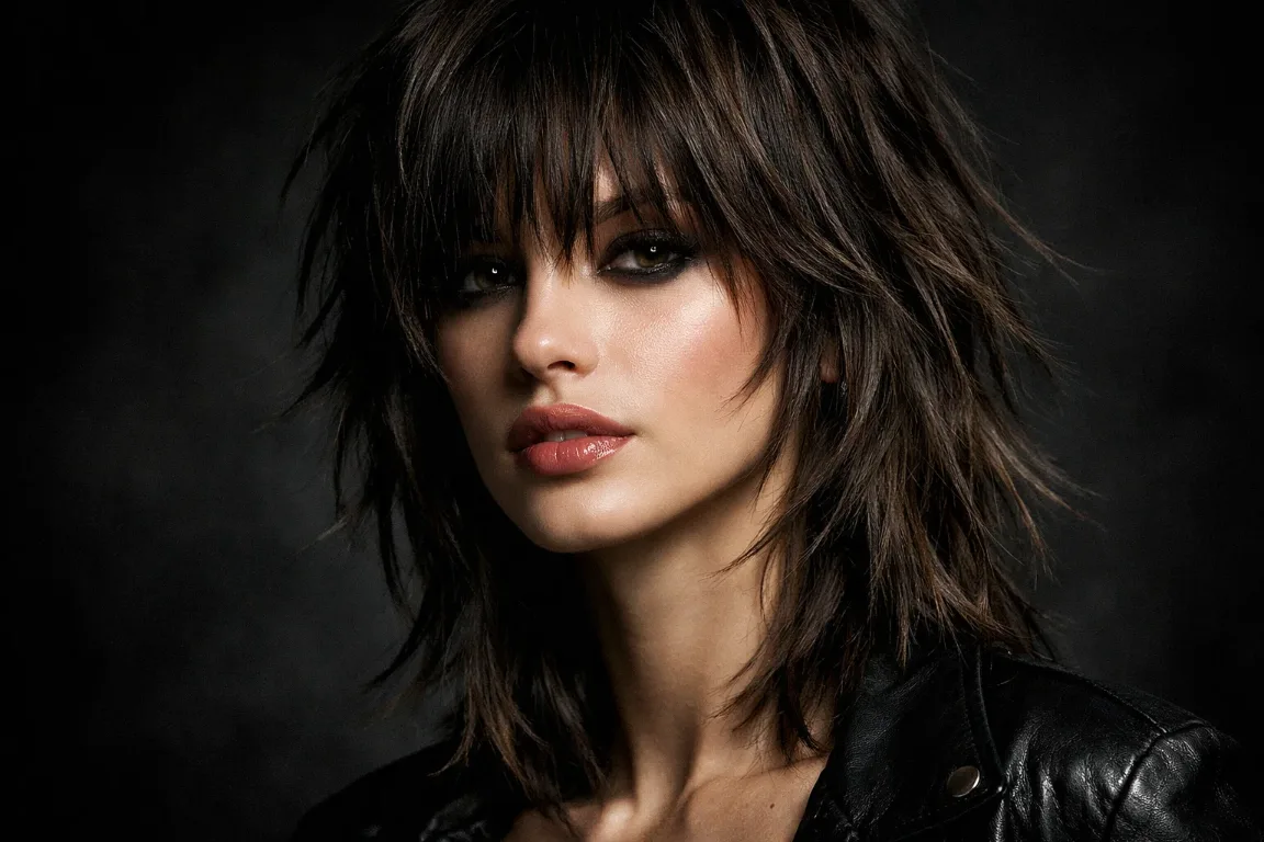 The Short Shag with Bangs