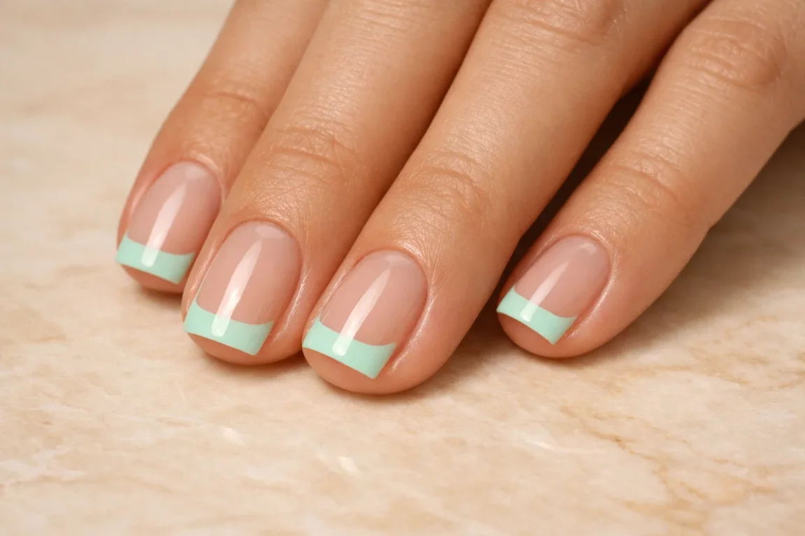 Pastel French Tips
