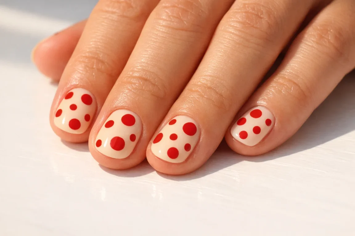 Polka Dot Nails