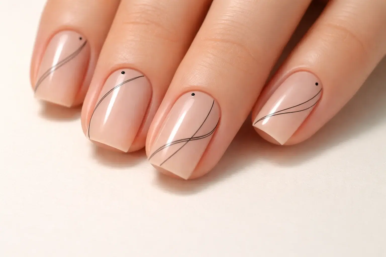 Minimalist Geometric Line Art