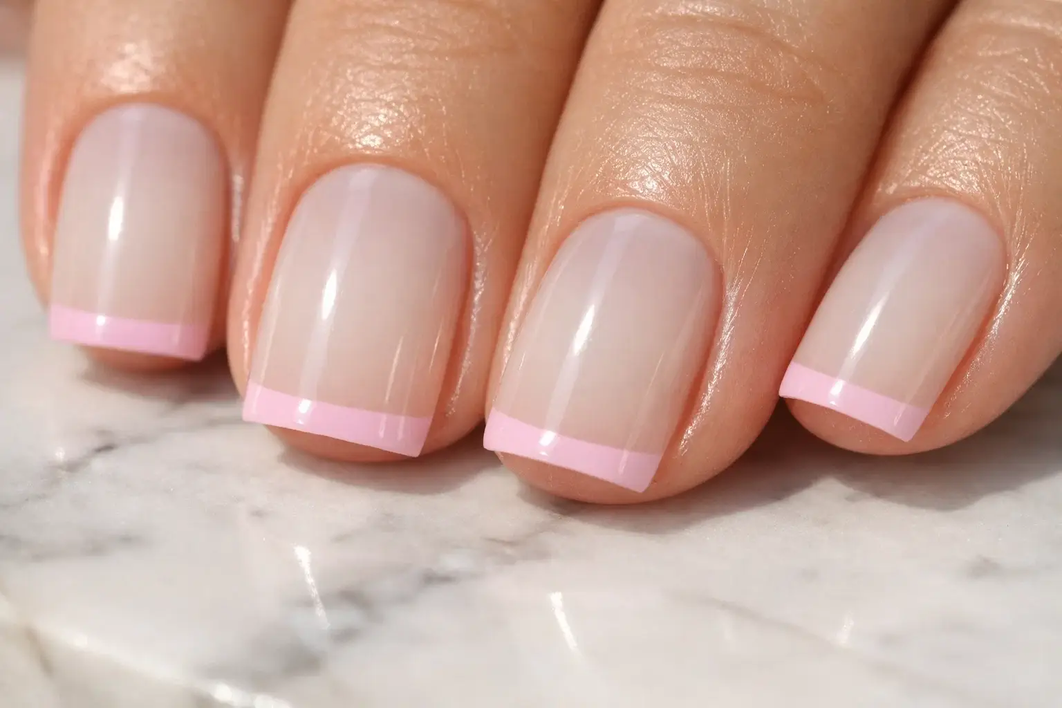 Micro French Tip on Square