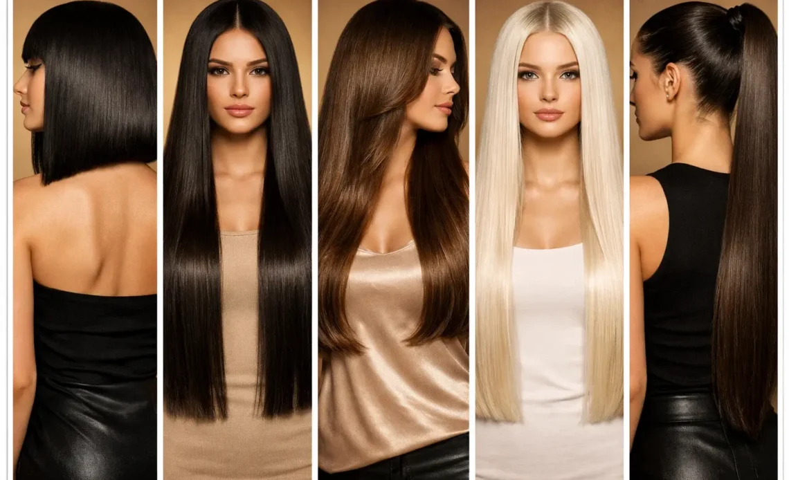 14 Stunning Straight Hairstyles for Long Hair 2026 Trends
