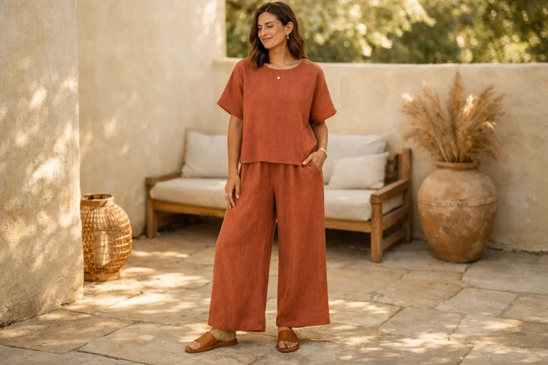 Relaxed Co-Ord Sets in Earthy Tones