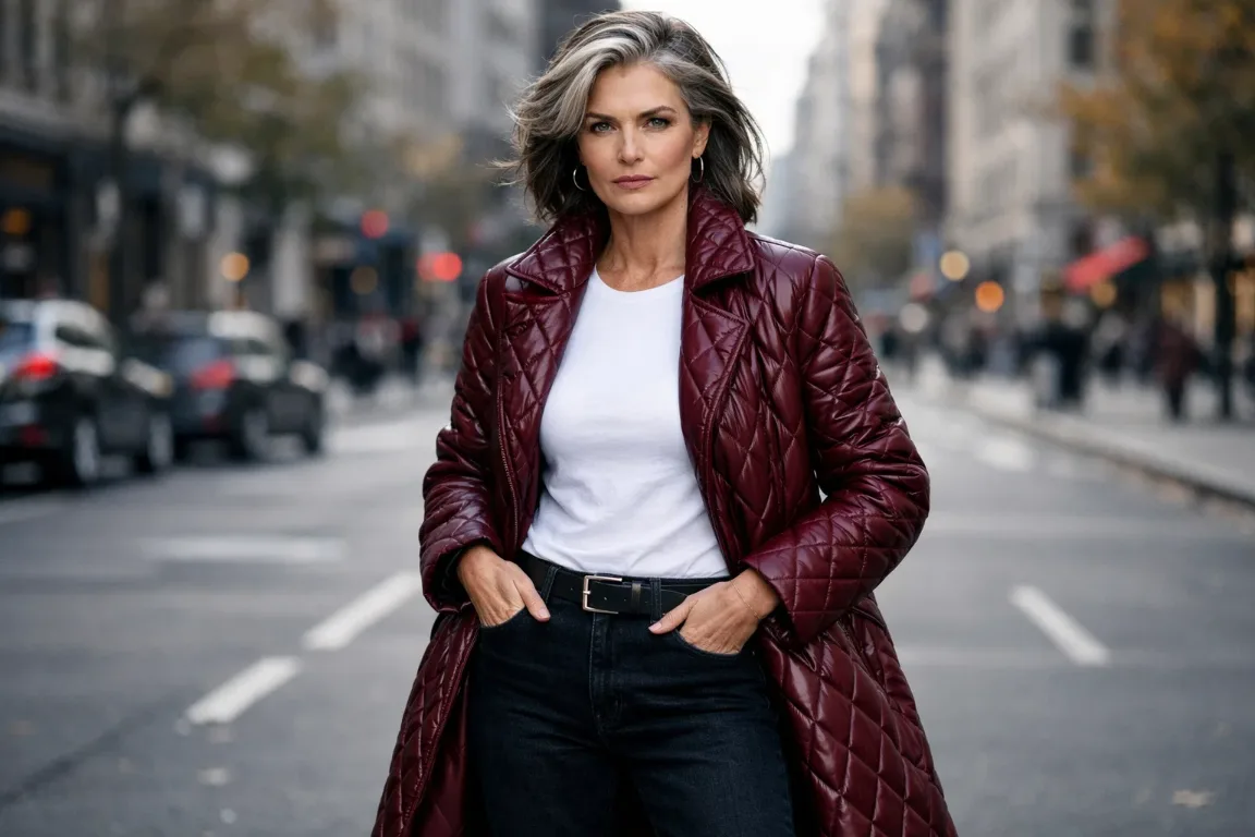 Bold Outerwear Over Simple Basics