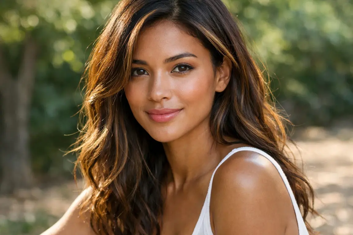 Sun-Kissed Highlights with Dark Base