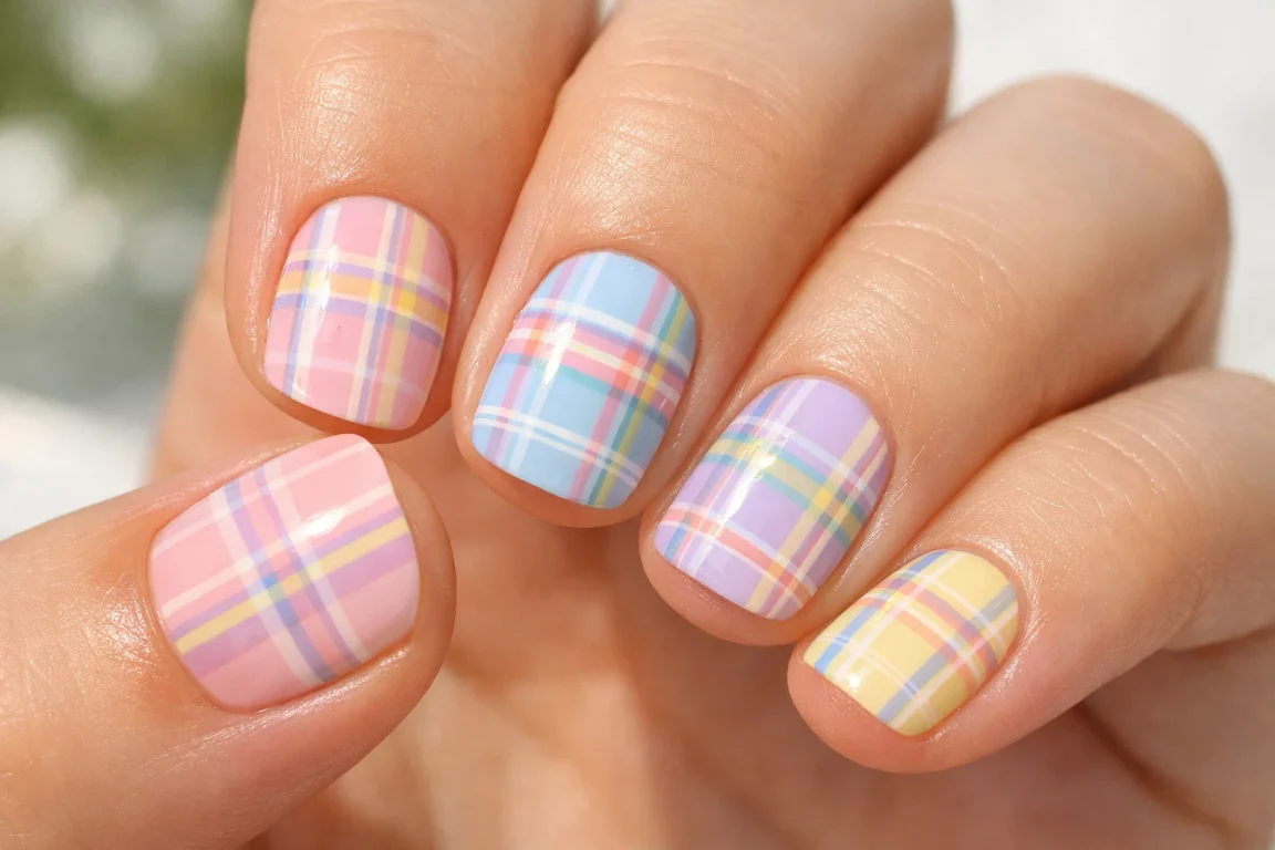 Pastel Tartan Stripes