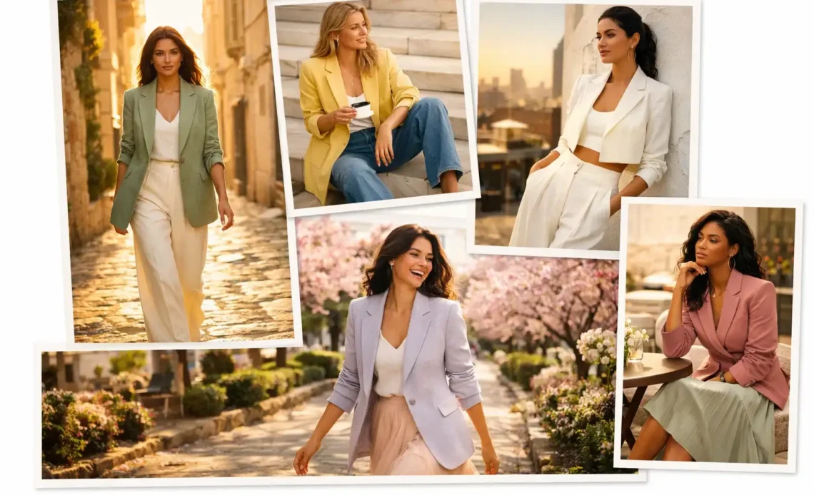 16 Stylish Ideas for Spring Blazer Outfits 2026 for Women