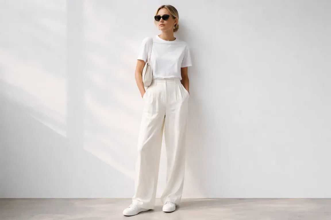 Monochrome White for Early Spring Freshness