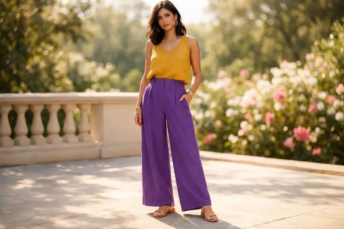 The Unexpected Color Pairing: Mustard and Violet