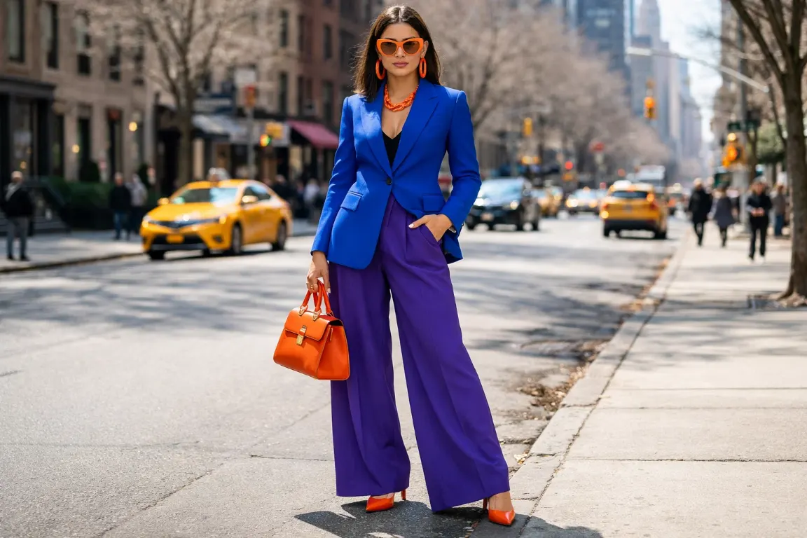 Bold Color Clashing Done Right